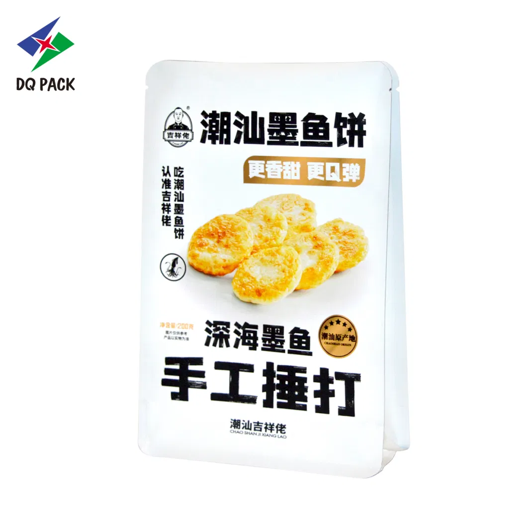 Frozen Sea Food Meat Fish Pork Beef Squad Bag Plastic Packaging