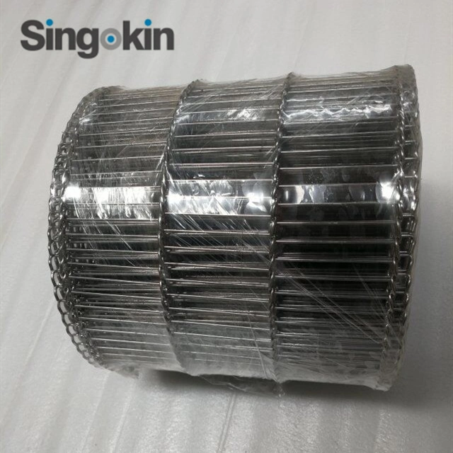 Use for Sushi/Chocolate Food Grade 304 Stainless Steel Wire Conveyor Belt