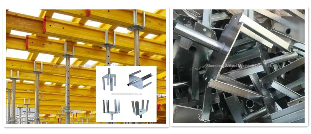 Slab Formwork Support H20 Beam Fork Head Scaffolding U Head