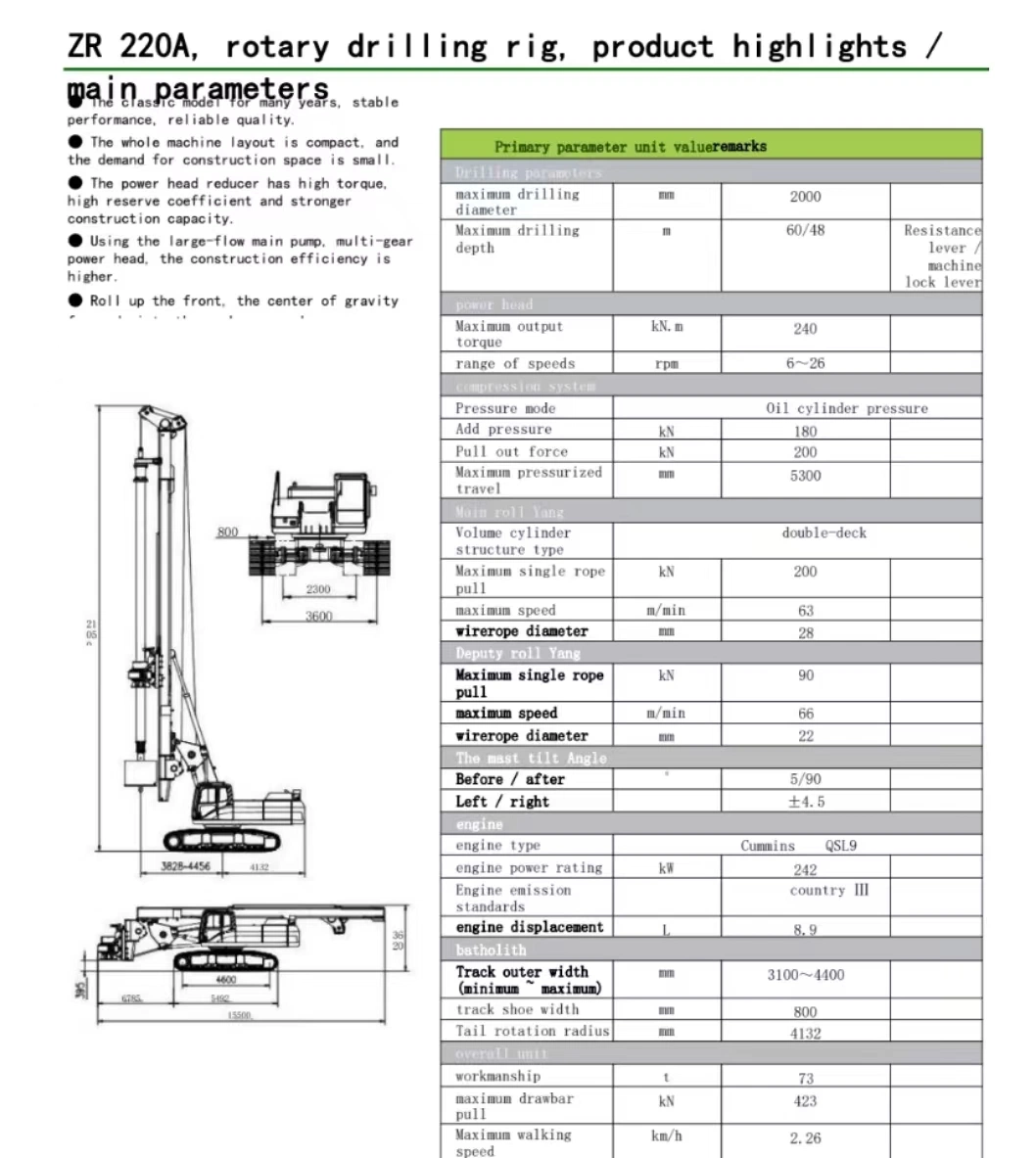 Core Drill Machine with Rod Transport