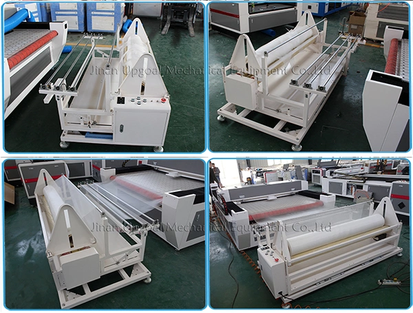 1600*2600mm Auto Feeding Fabric CO2 Laser Cutting Machine with Deviation Correcting