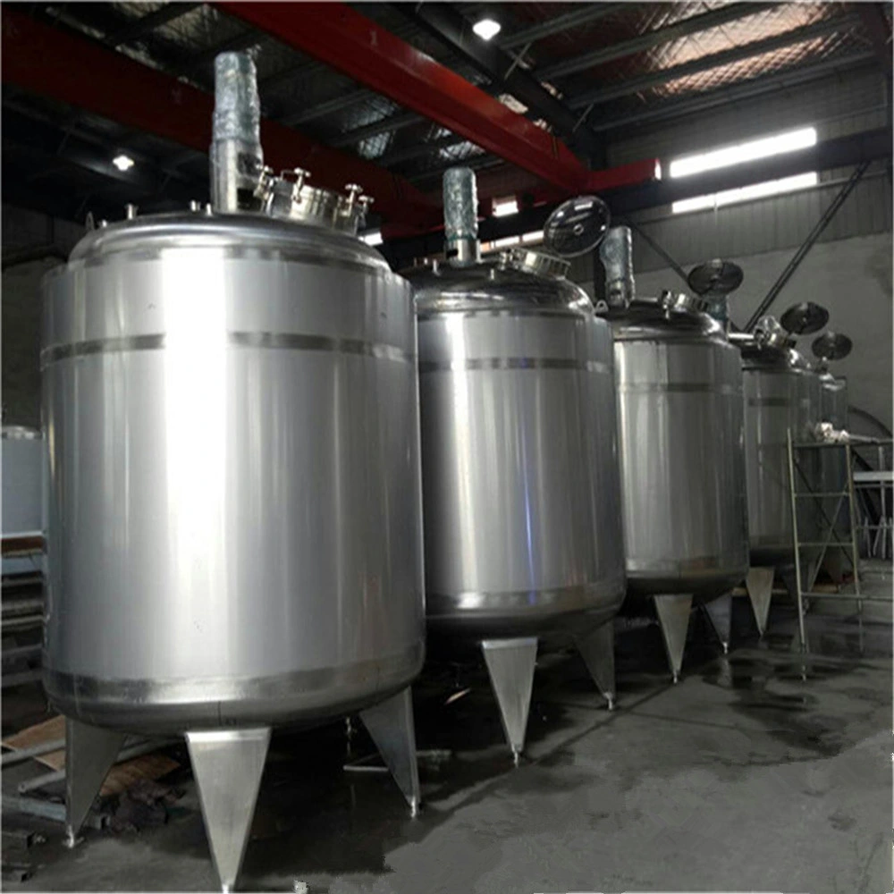 Designed Inside Mirror Stainless Steel Storage Vat for Beverage Chemical Pharmacy