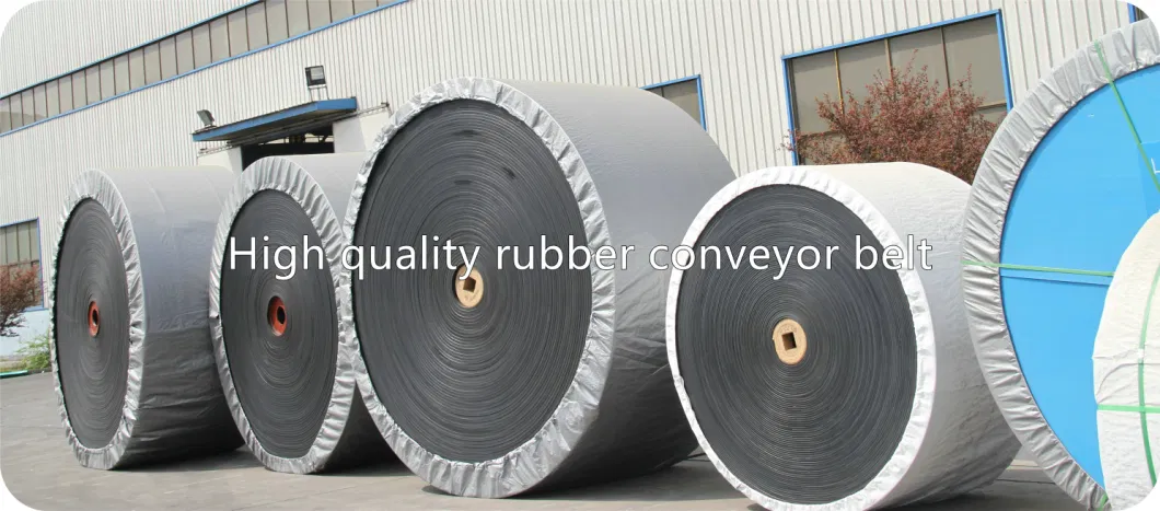 Polyester Nylon 800mm Width Rubber Conveyor Belt