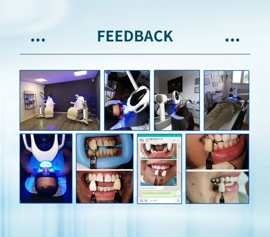 2023 Hot Sell Products Dental Dentist Shade Chart Teeth Whitening Shade Guide with 20 Teeth Color