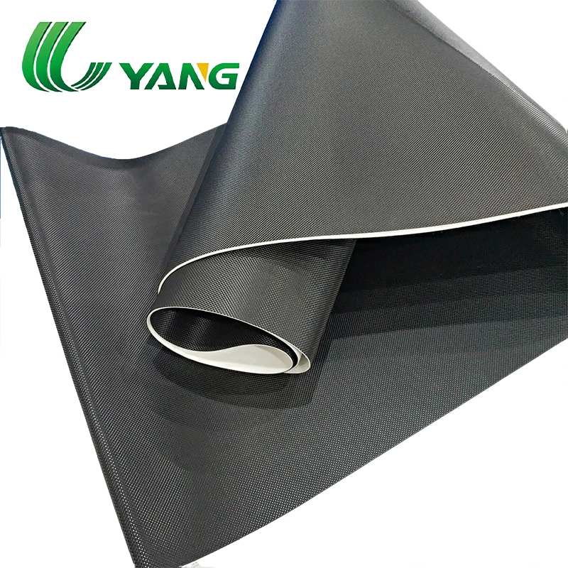 China Black Industrial Treadmill Walking PVC Conveyor Belt/Running PVC Conveyor Belt