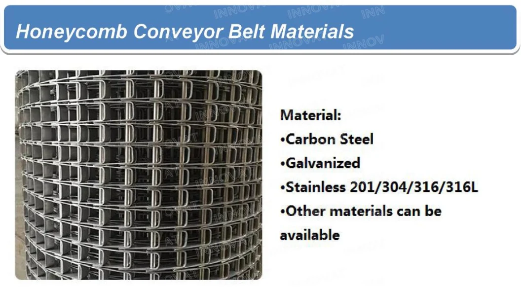 Honeycomb Conveyor Belt Flat Wire Conveyor Belt