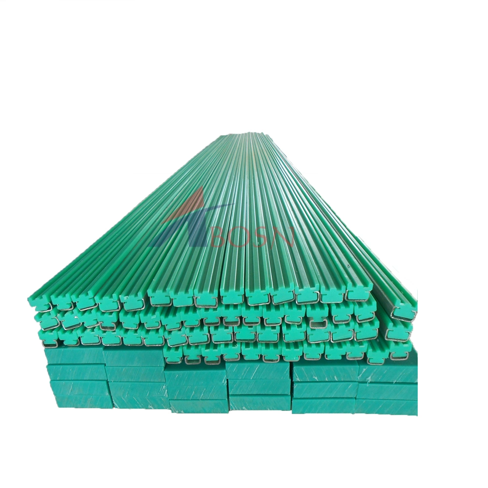 Customized Wear-Resistant Green UHMWPE Transmission Line Single Groove Chain Guide