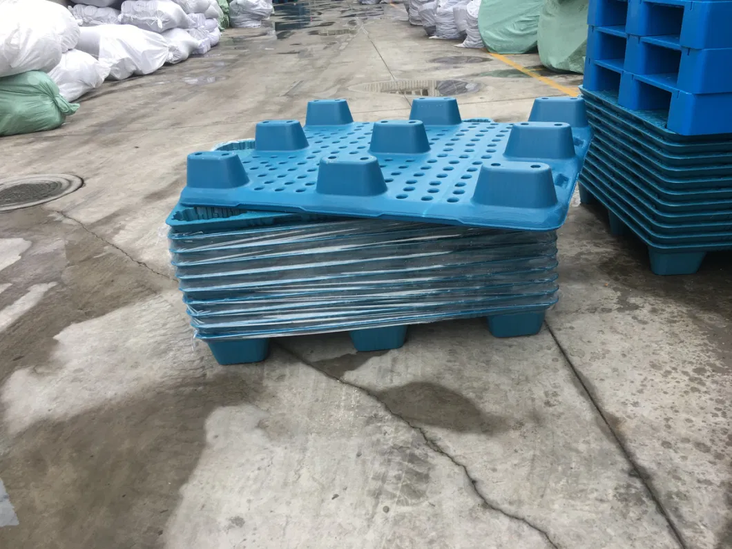 Pallet 1210 HDPE Recycled Plastic Adaptable, Storage System Collapsible Containers for Manufacturing Industrial Plastic Pallet