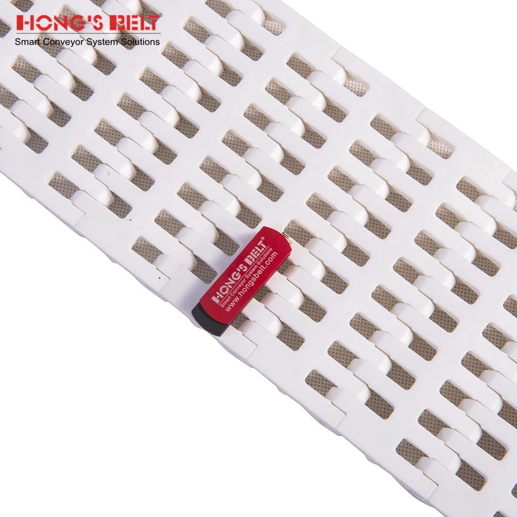 Hongsbelt HS-103b-HD Antibiotic Easy Clean Flush Grid Modular Plastic Conveyor Belt for Seafood