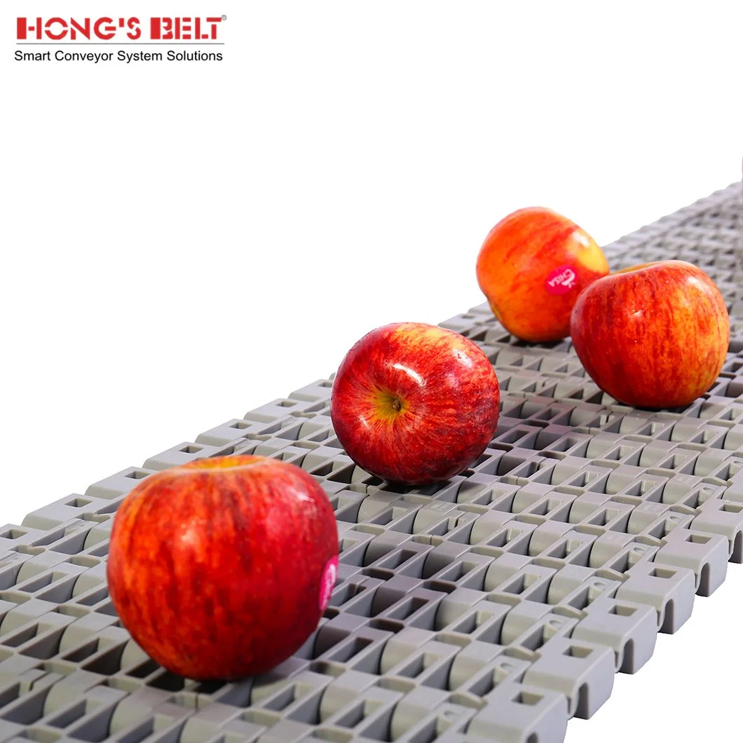 Hongsbelt High Quality Plastic Modular Conveyor Belt Flush Grid Modular Plastic Conveyor Belt for Tire Industry