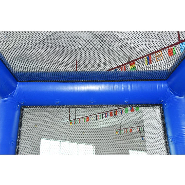 Indoor Inflatable Soccer Goal with Blow up Ball Toys Throwing Games