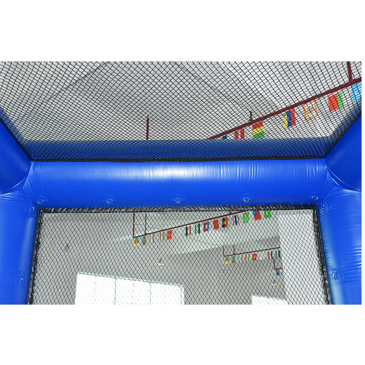 Indoor Inflatable Soccer Goal with Blow up Ball Toys Throwing Games