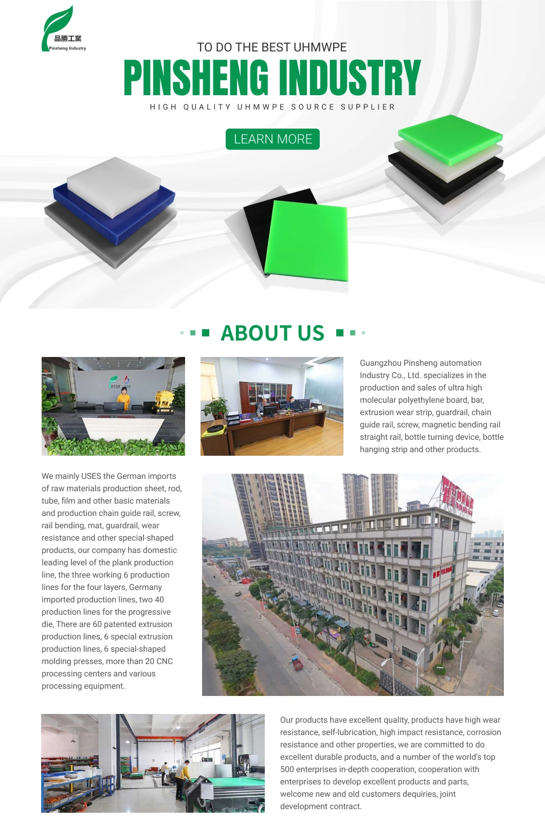 Guangzhou Pinsheng High-Quality Custom Plastic Components for Various Industries