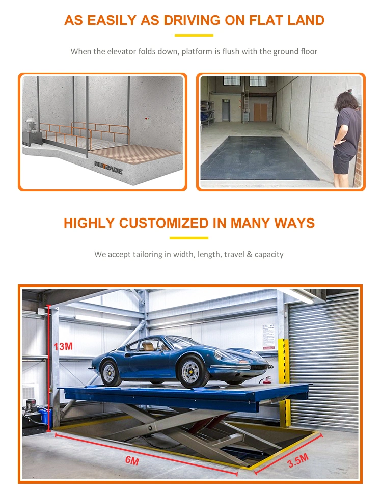 Car Elevator Automatic Parking Lift Vertical Conveyor Car Floor to Floor Lift