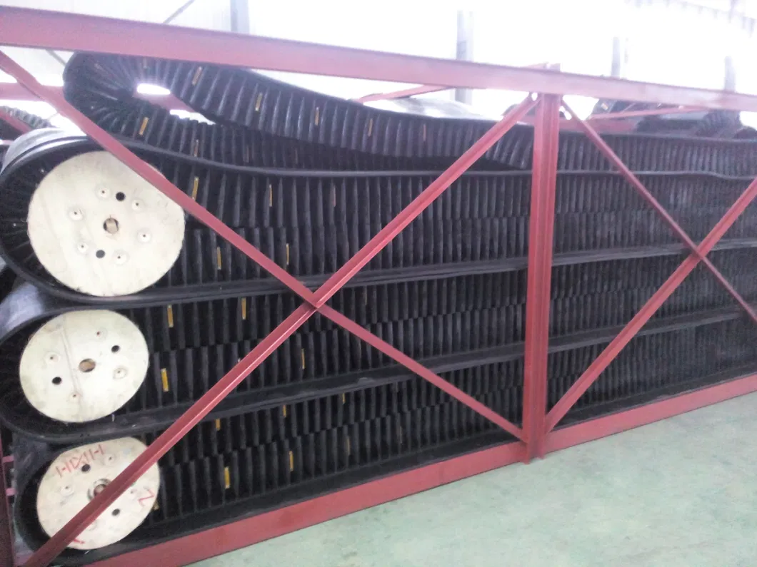 Sidewall Conveyor Belts, Inclined Conveyor Belt with Cleats Belt