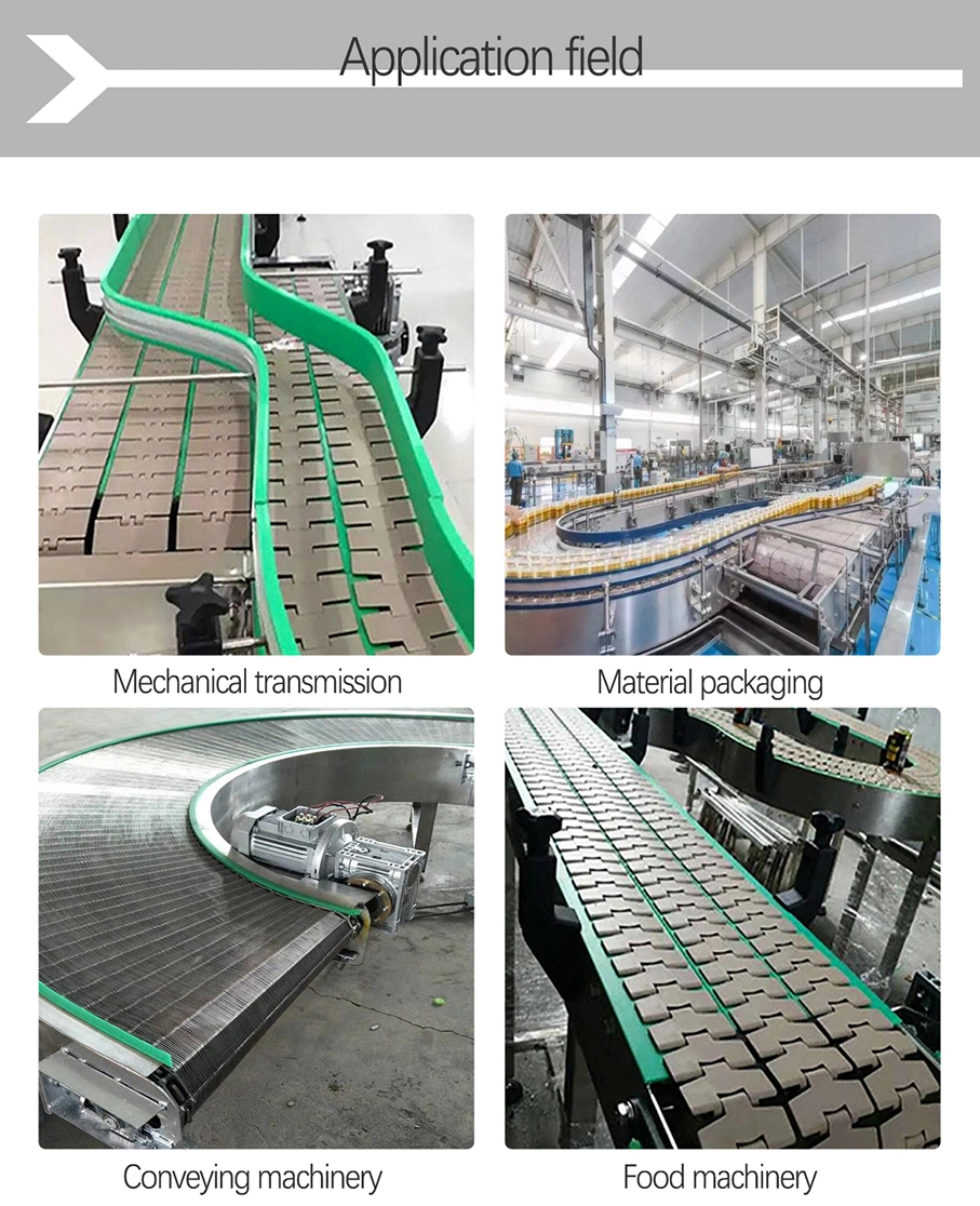 Plastic Roller Chain Sliding Conveyor Guide Rails Plastic Roller Chain Guide