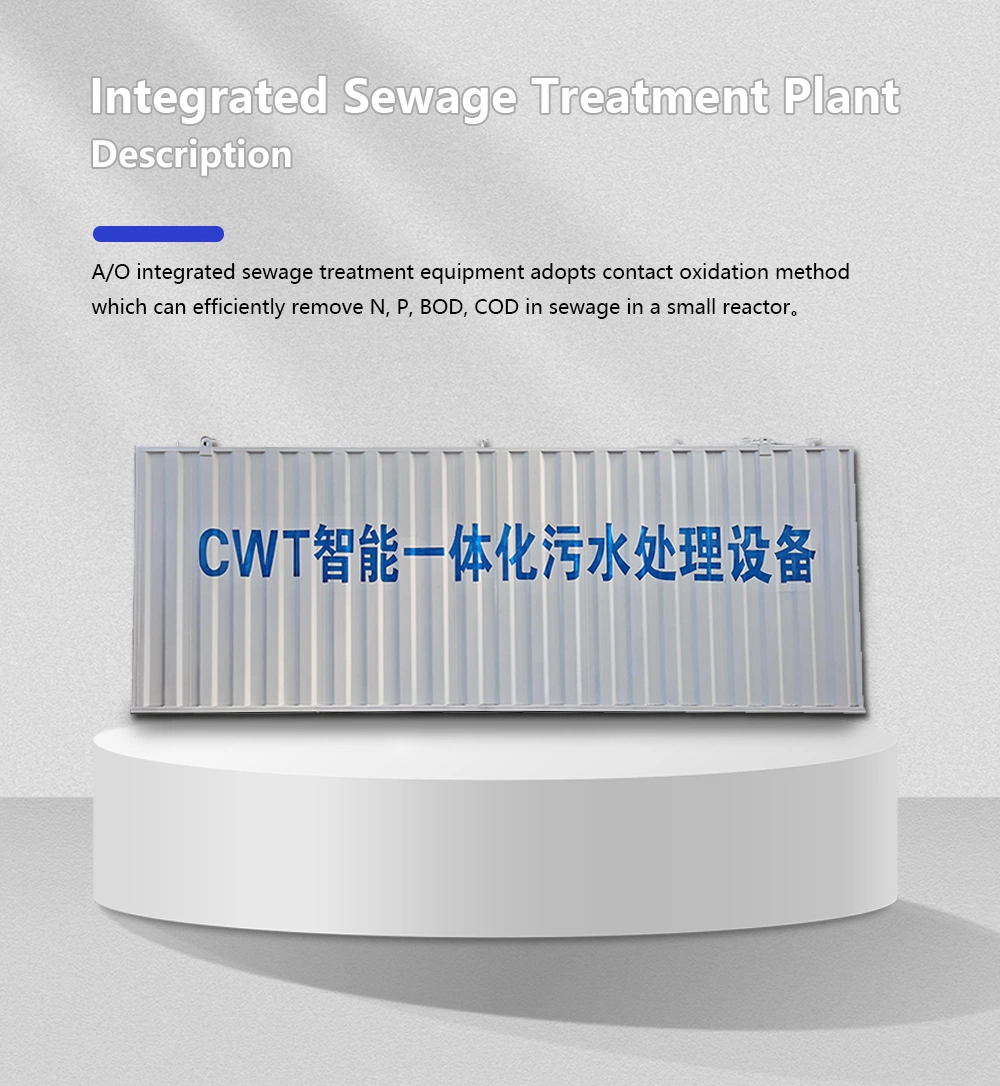 Package Waste Water Treatment Plant/System/Equipment/Machine for Agricultural/Poultry Farm/Fish Farming/Plastic Washing/Slaughtering/Food Processing/Mining