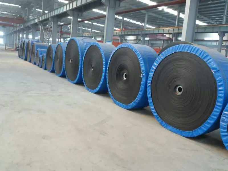 Rough Top Ep Rubber Conveyor Belt for Medium, Long-Distance and Heavy Load Transportation of Materials