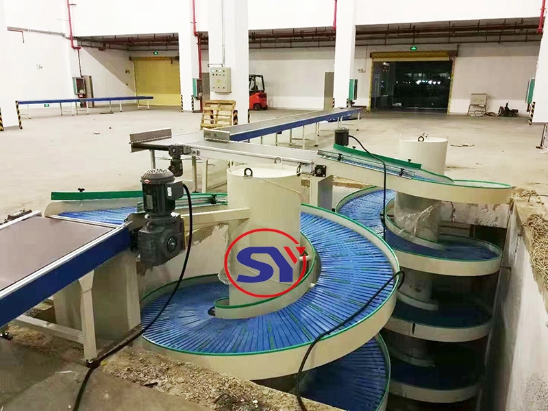 Multispiral Spiral Conveyor Helical Elevator for Transporting Plastic Bottles Oilcan