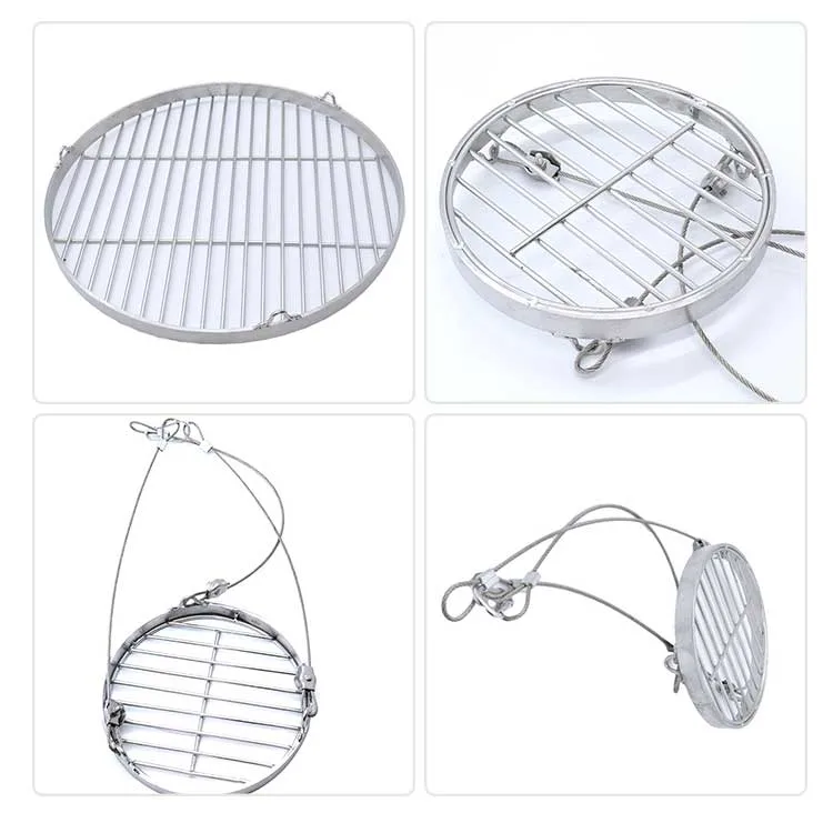 OEM Accepted Tripod Open Fire Outdoor Garden Heater Barbecue Hanging BBQ Grill with Rope or Chain