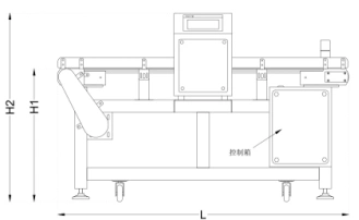Automatic Belt Conveyor Industrial Metal Detector