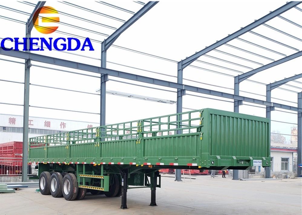 40tons Flatbed Container Semi Trailer Side Guards