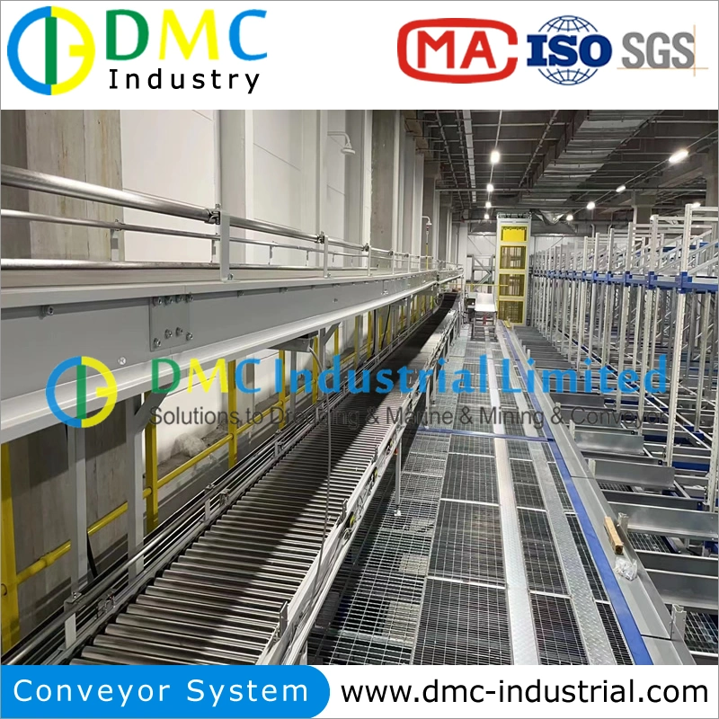 Carbon Steel Stainless PU PVC HDPE Heavy Duty Chain Driven Gravity Free Powered Roller Conveyor with Adjustable Speed Load Capacity