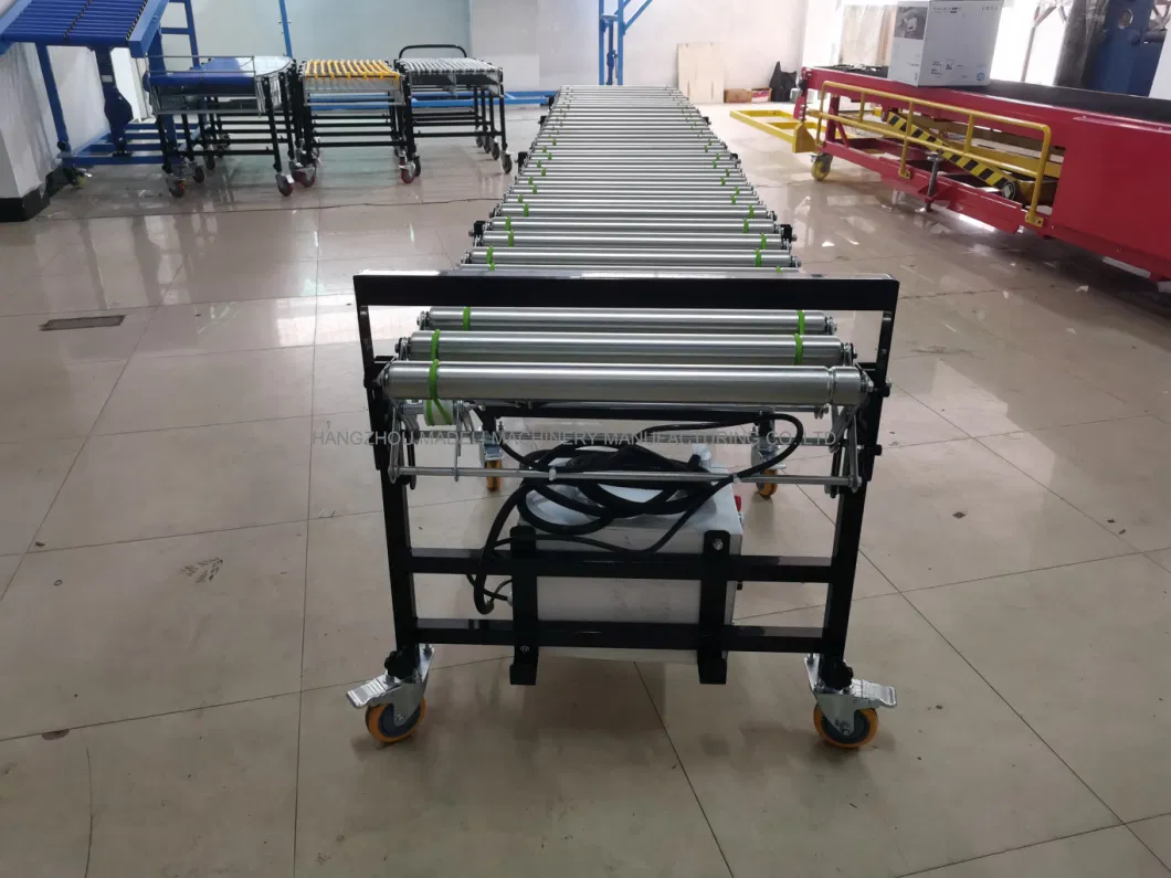 Hot Sale Flexible Powered Roller Conveyor Expandable Motorized Roller Conveyor