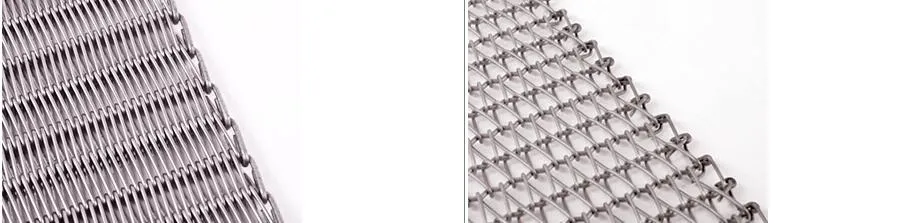 V Mesh Metal Turn Curve Conveyor Belt for Cooling Food (manufacturer)