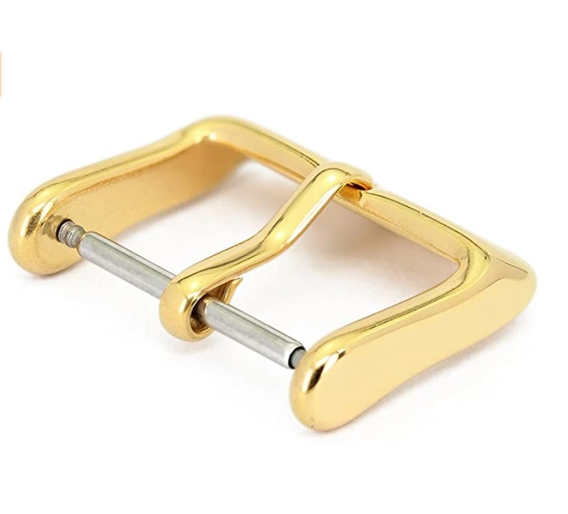 `Metal Solid Buckle Tab Stainless Steel Buckle