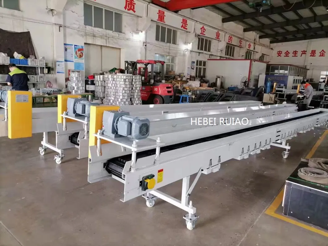 Metal Chain Belt Scraps Conveyor System