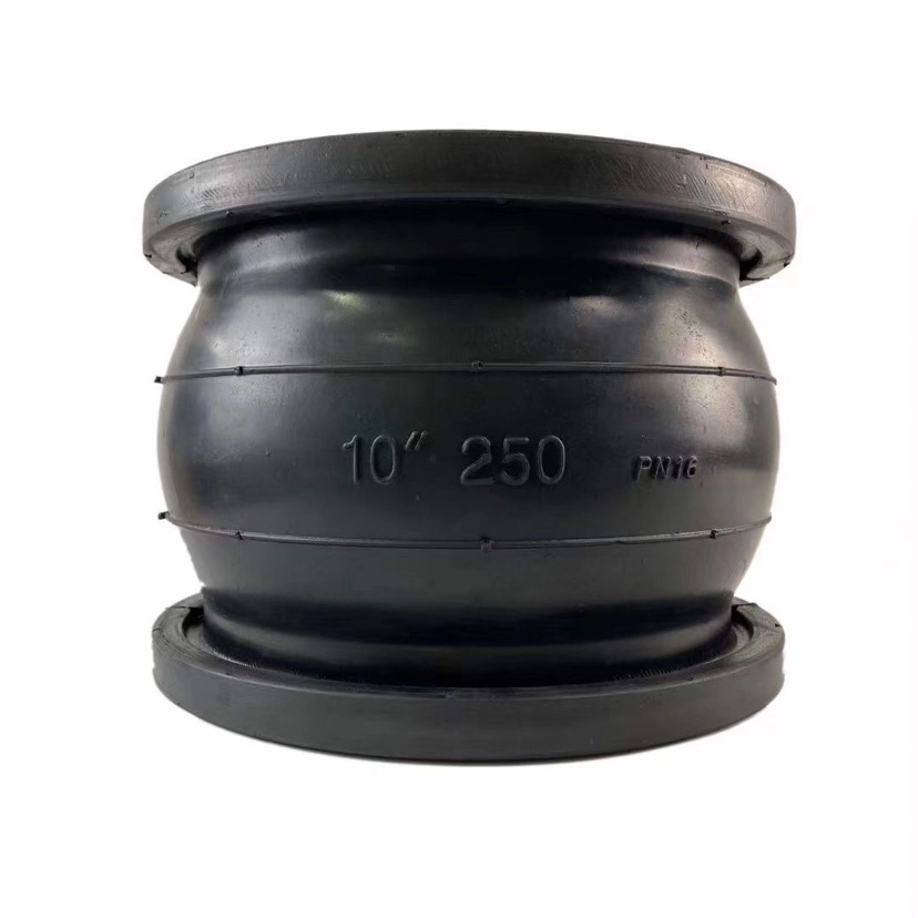 DN25-DN1600 Flexible Connector Flange Connection Single Sphere EPDM NBR SBR Csm Neoprene Hypalon Rubber Compensator Expansion Joint