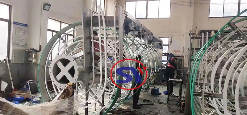 Multispiral Spiral Conveyor Helical Elevator for Transporting Plastic Bottles Oilcan