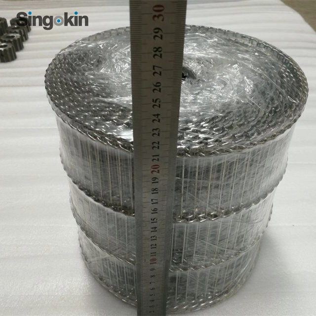 Use for Sushi/Chocolate Food Grade 304 Stainless Steel Wire Conveyor Belt