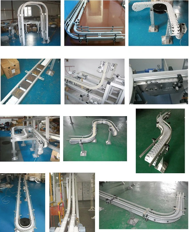 40p-60p Customized Size Chemical and Machine Industry Plastic Table Top Chain