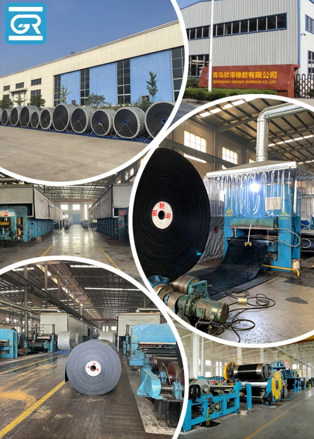 Heavy Load Transportation Steel Cord Rubber Conveyor Belt with High Temperature Resistance for Mining, Harbour, Coal, Agriculture, Industry, Metallurgy