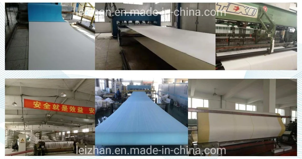 Blue Kevlar Needle Punched Corrugated Machine Corrugator Conveyor Belt