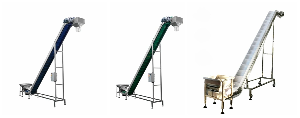 High Quality Inclined Elevator Machine for Frozen Food Transport
