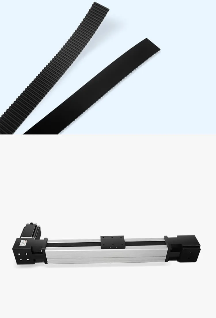 High Speed Aluminum Profile Timing Belt Industrial Robot Linear Rail Guide