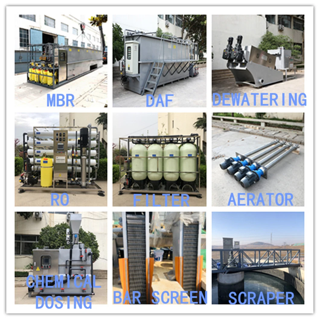 Industrial Mbr/Mbbr Intergrated Sewage Treatment Plant Machine for Food Machinery Slaughtering Processing Wastewater/Sewage/Effluent/Black/Grey Water Treatment