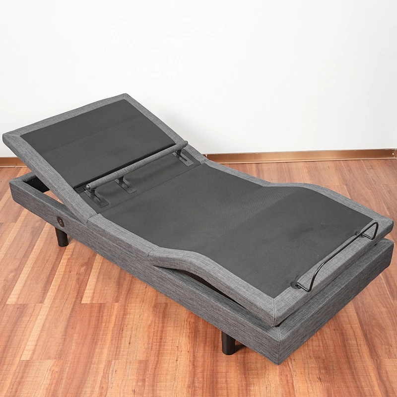Lumbar Support Split Queen German Okin Massage Electric Adjustable Bed Base
