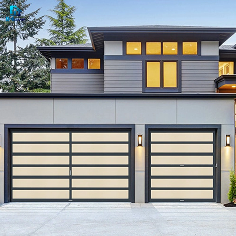 Glass Garage Door Aluminum Panel Profile for Full View Garage Door