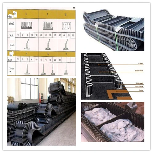 Large Carrying Capacity Sidewall Cleated Conveyor Belt