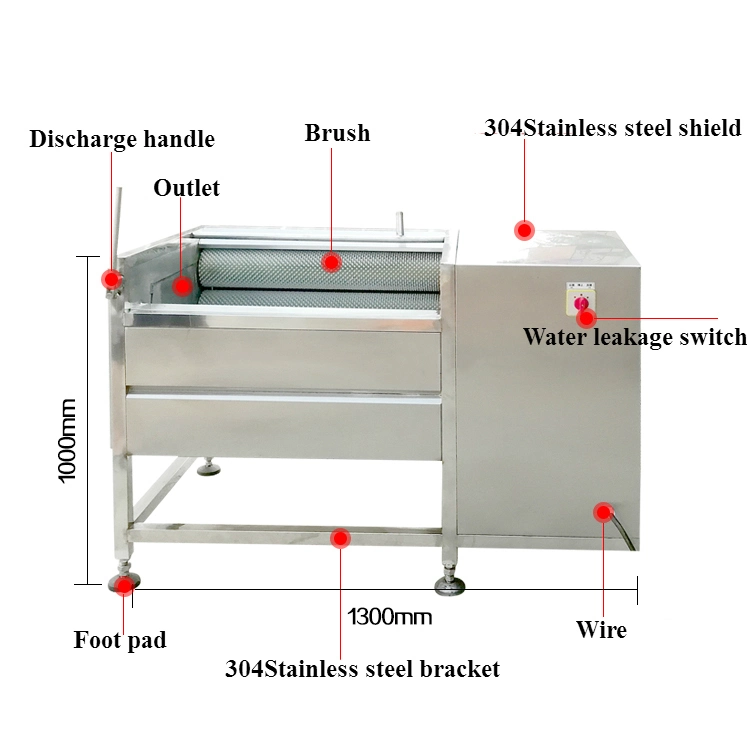 Seafood Shellfish Oyster Cleaner Brush Washing Machine