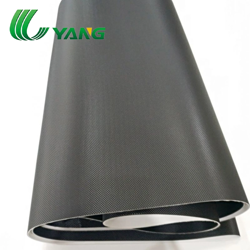 China Black Industrial Treadmill Walking PVC Conveyor Belt/Running PVC Conveyor Belt