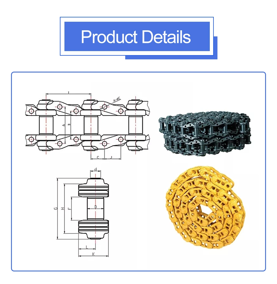 OEM Hot Forging Bulldozer Track Chain of Undercarriage Spare Parts