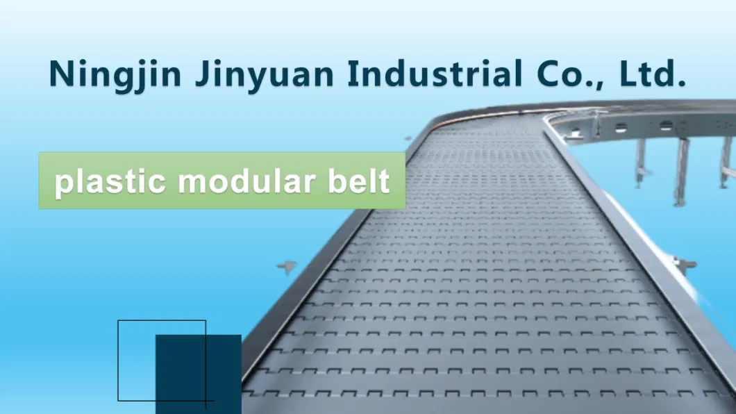 Amazon Hot Sale Heat Resistant Packages Inclined Transportation Plastic Conveyor Belt Flat Top Modular Belt