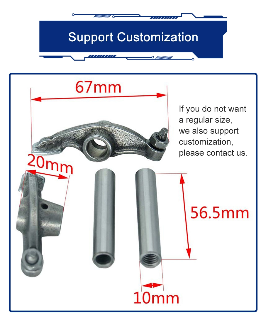 Motorcycle Camshaft Valve Rocker Arm for Boxer Intake Exhaust Rocker Engine Parts