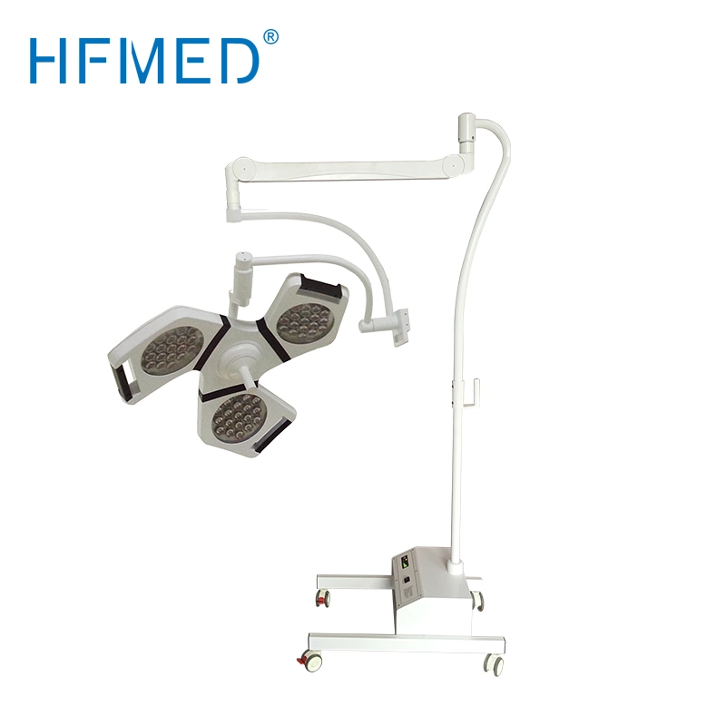 Mobile Adjust Color Temperature Portable LED Shadowless Operating Lamp Surgical Lighting with Battery (YD02-LED3E)