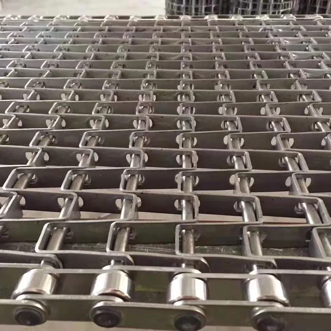 Stainless Steel Flat Wire Conveyor Belt for Transporting Food